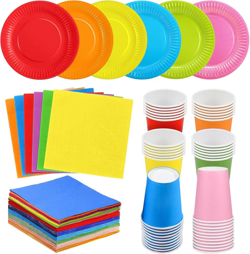 Pack colorful party paper - 90,