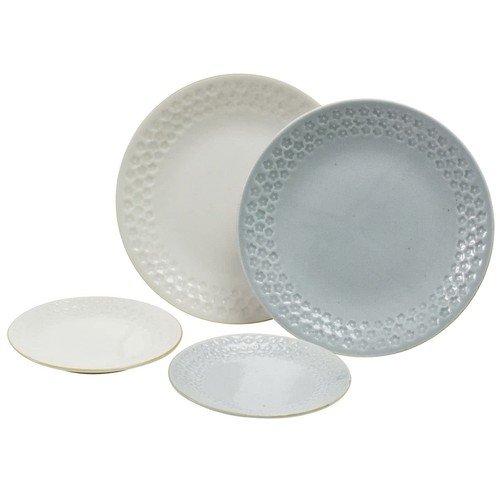 Pasta plate pair set 4pc - pasta,
