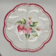 Set 4 Piatti Melamina Fragole