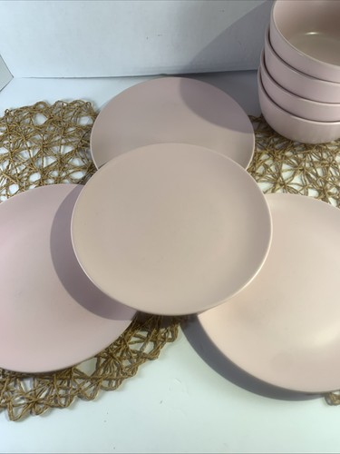 Set piatti insalata rosa - set,