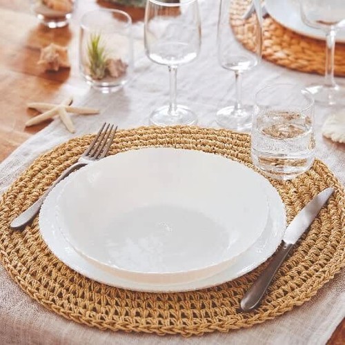 Servizio piatti ammonite white - servizio,