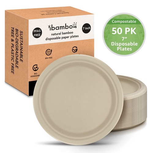 Ibambo piatti carta monouso - carta,