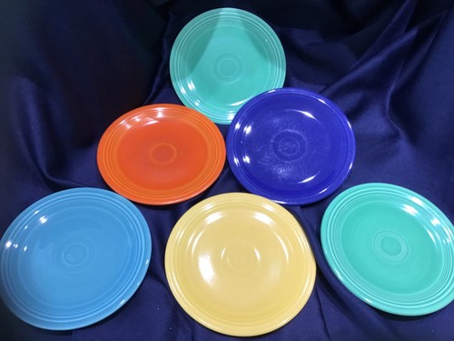 Fiesta vintage salad plates - fiesta,